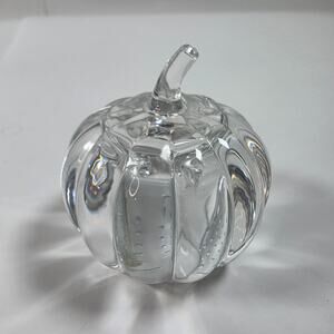 Shannon Hand Crafted Crystal Pumpkin Hollow Paper Weight Designs of Ireland